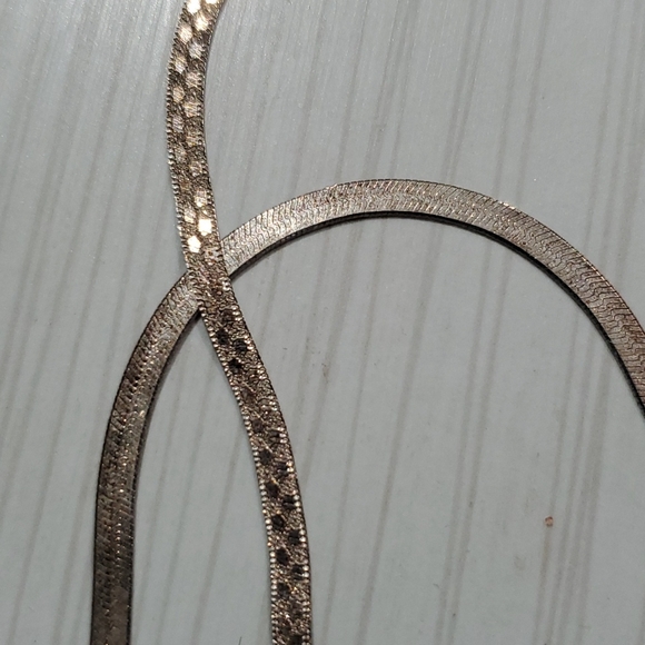 Italian 925 silver 16" necklace. - Picture 10 of 11